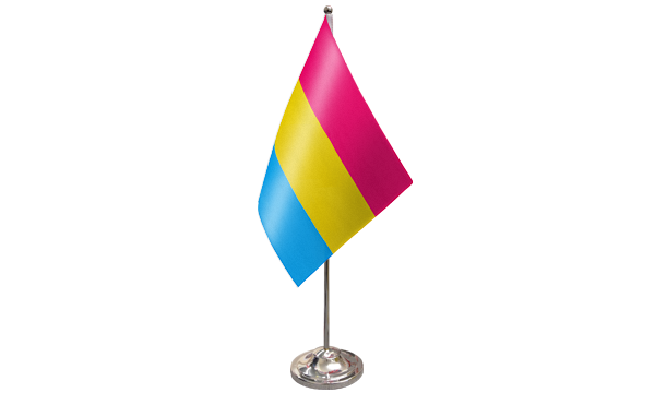 Pansexual Satin Table Flag