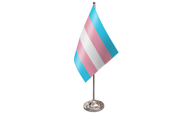 Transgender (New) Satin Table Flag
