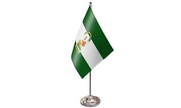 Andalusia Satin Table Flag