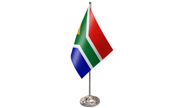 South Africa New Satin Table Flag