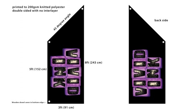 Double Sided Custom Advertising Flag (As discussed by Email)