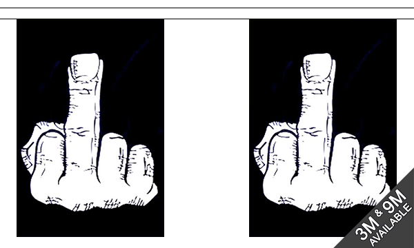 Middle Finger Bunting