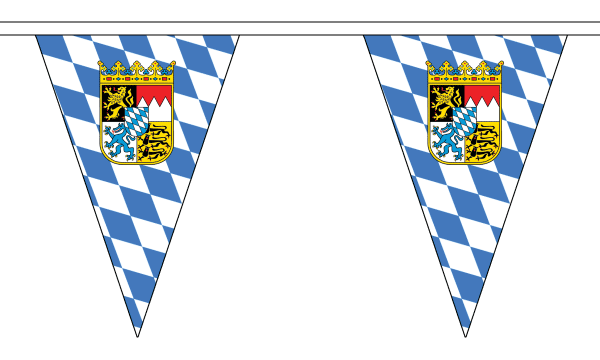 Bavaria Crest Triangle Bunting