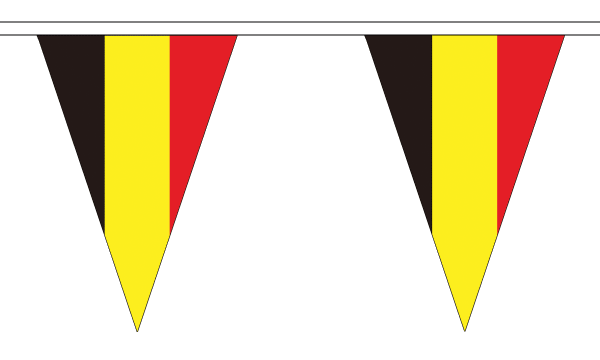 Belgium Triangle Bunting