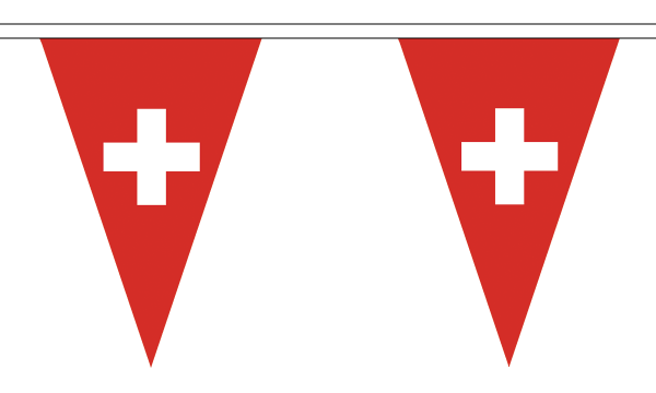 Switzerland Triangle Bunting