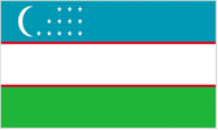 Uzbekistan Flags