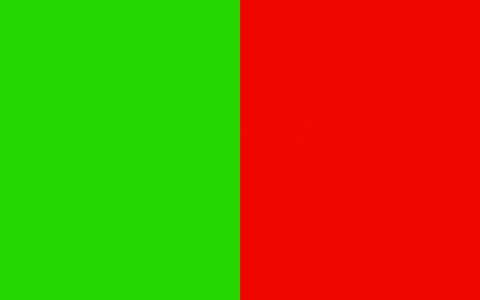 Green and Red Irish County Coffin Drape Flag