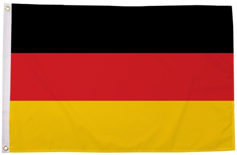 Germany flag 5ft x 3ft black red gold