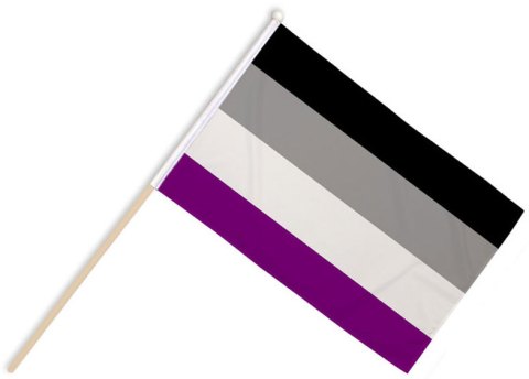 Asexual Hand Flags
