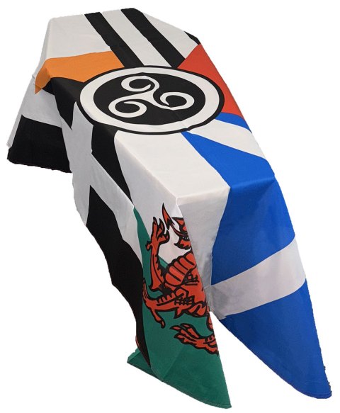 Celtic Nations Coffin Drape Flag