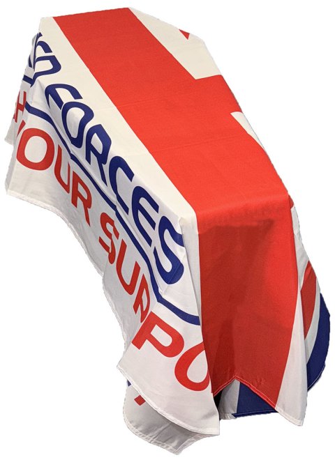 Armed Forces Day Coffin Drape Flag