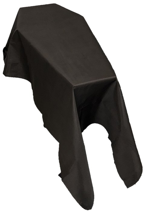 Plain Black Coffin Drape Flag
