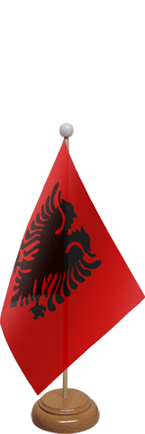 Large Wooden Table Flags