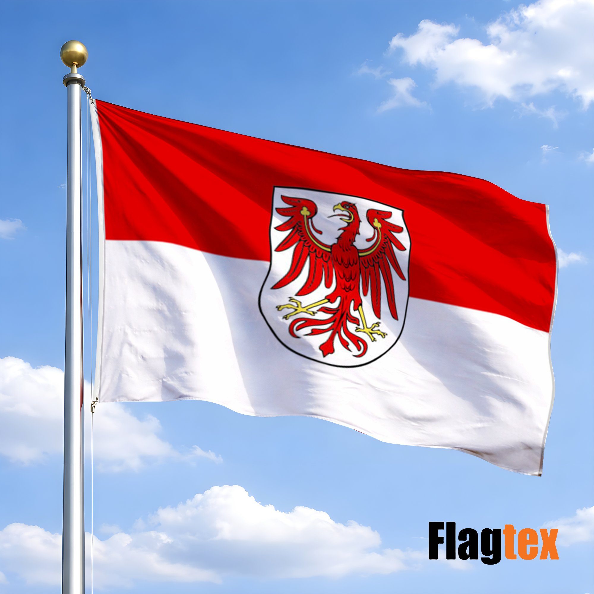 Flaggenfritze XXL Bandiera Bandiera Germania Brandenburg 150 x