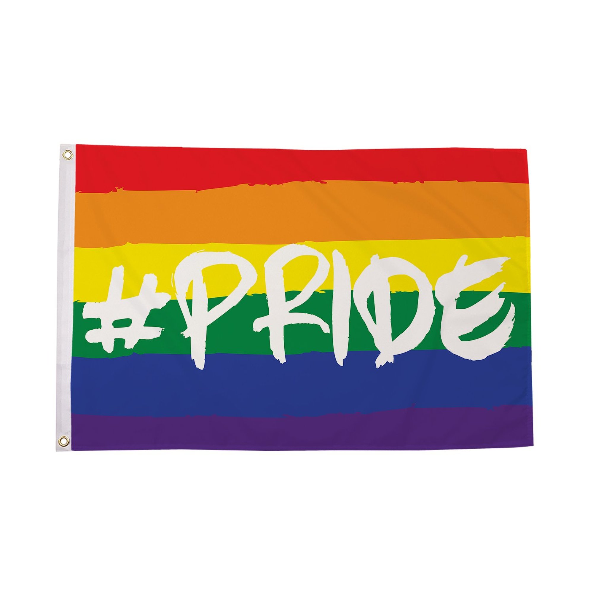 Hashtag Pride (Rainbow) Flag