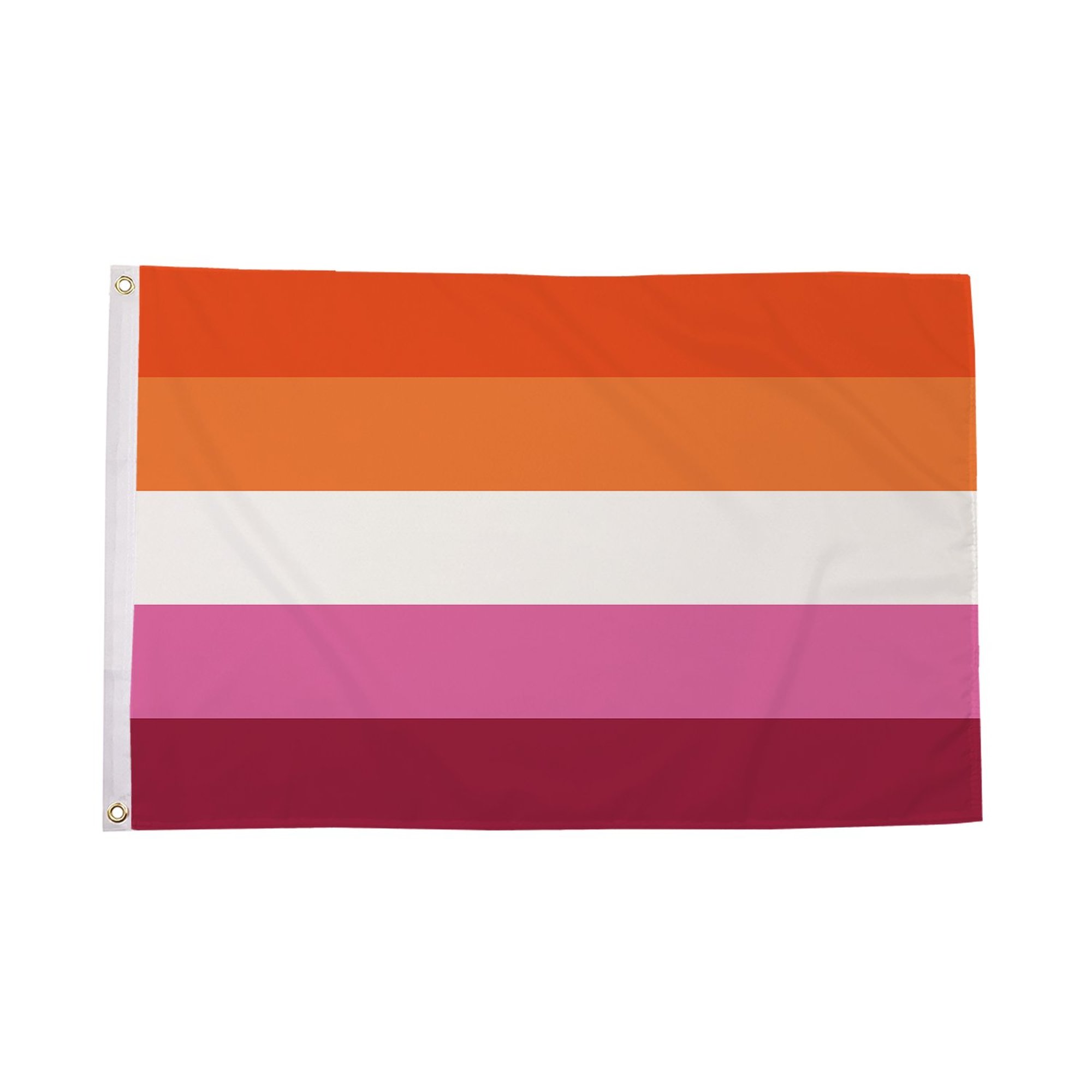 Lesbian 5 Stripe Sunset (Community) Flag