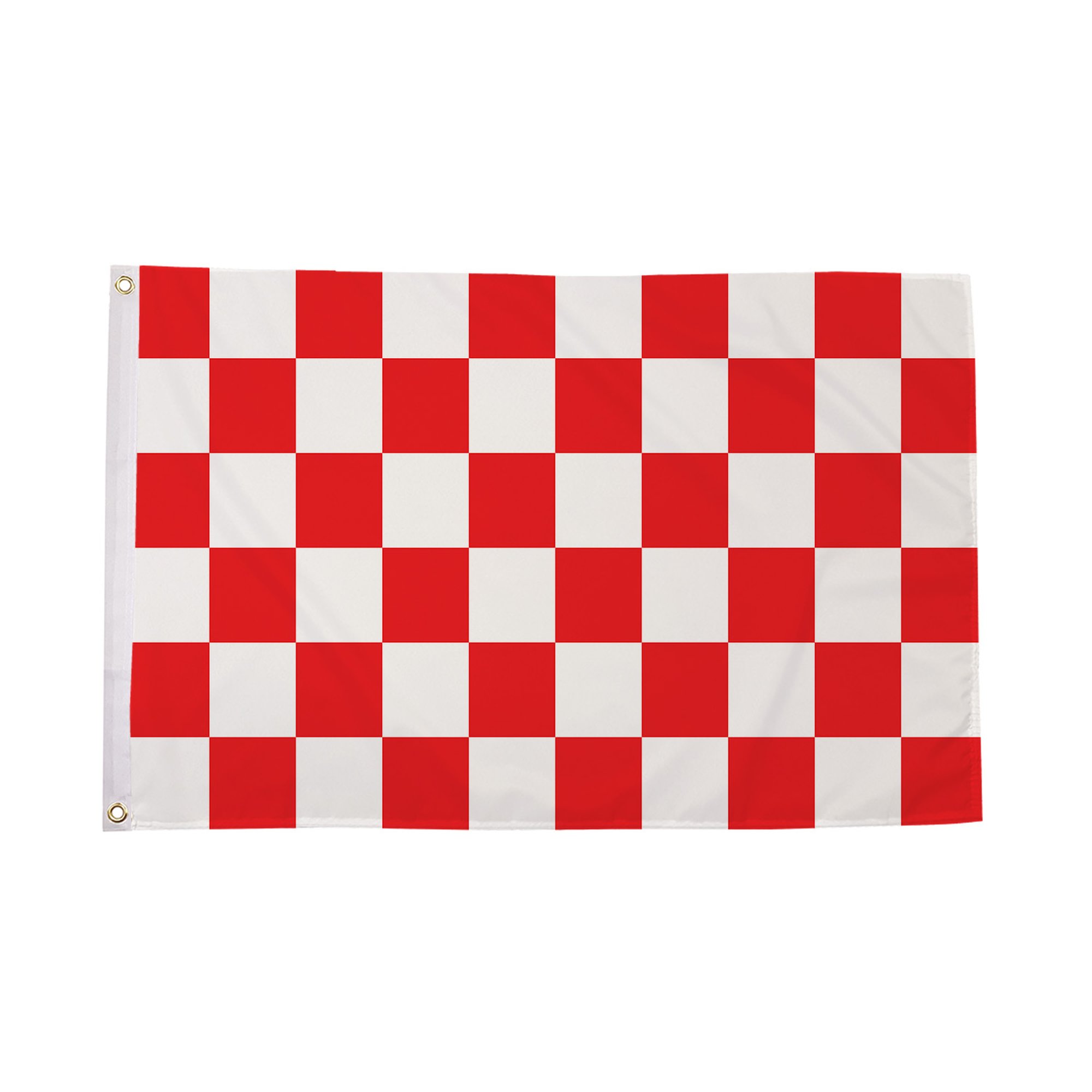 Red and White Check Flag