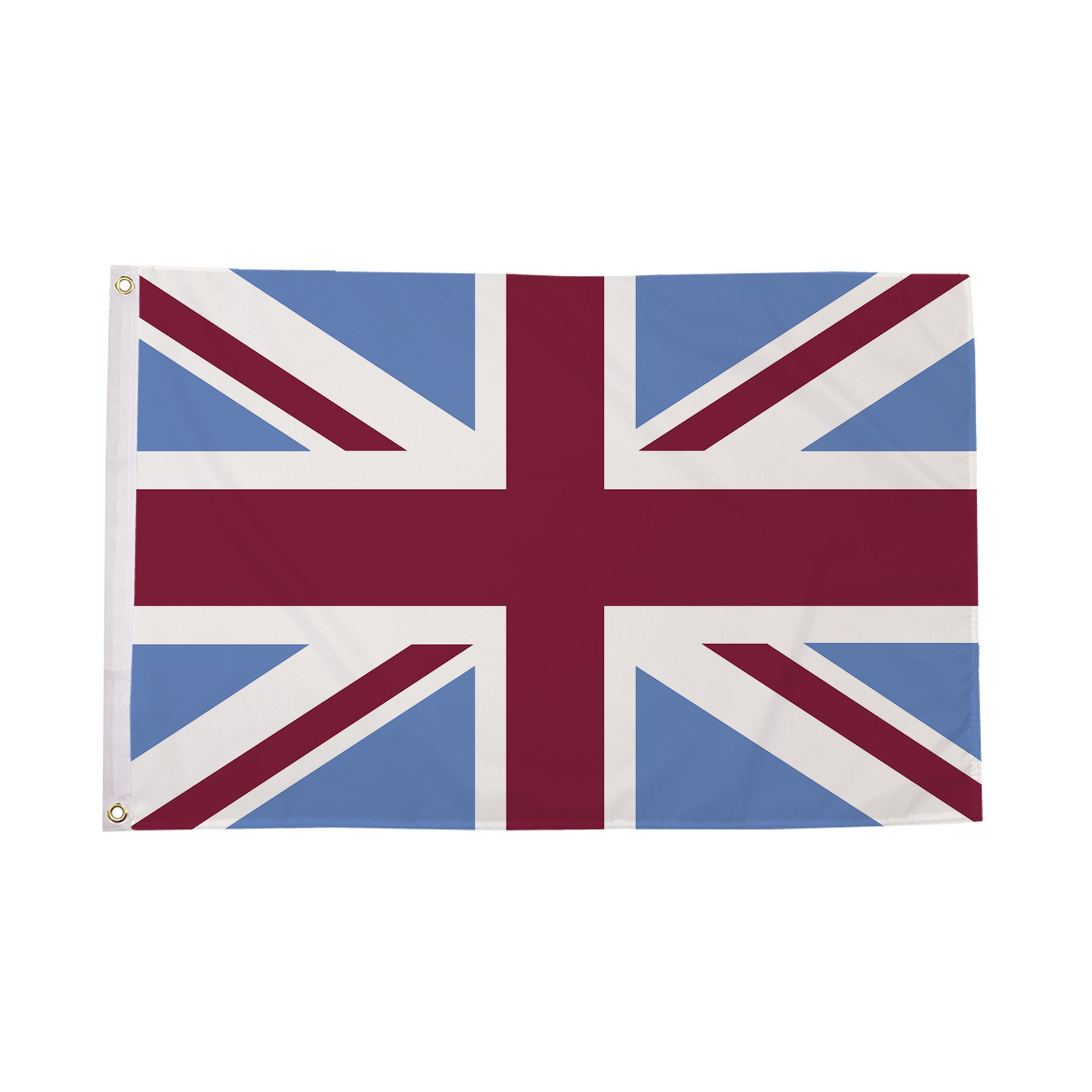 Union Jack Claret and Sky Blue Flag