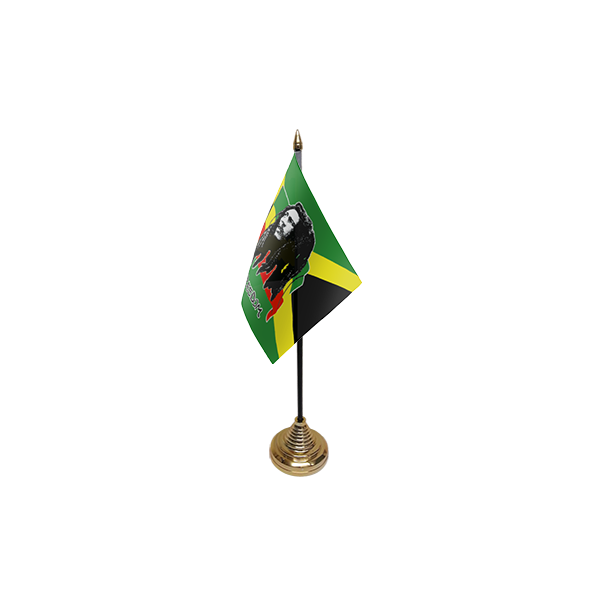 Bob Marley (Jamaica) Small Table Flag