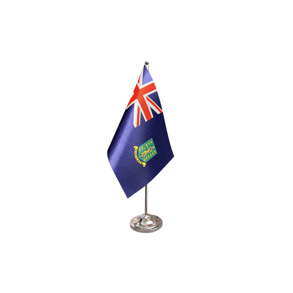 British Virgin Islands Satin Table Flag