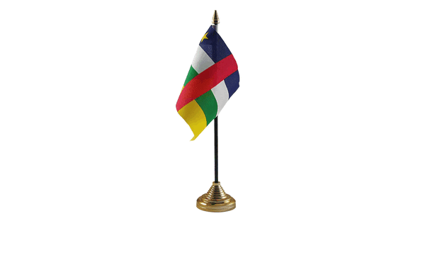 Central African Republic Small Table Flag
