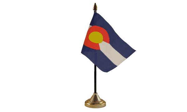 Colorado Small Table Flag