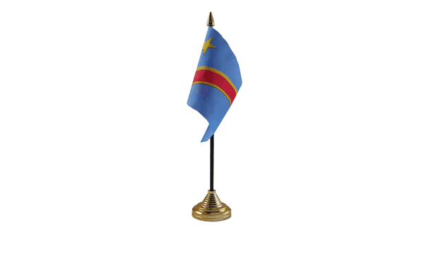 Congo DR 2006 Small Table Flag