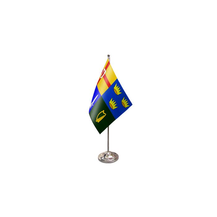 Four Provinces Large Wooden Table Flag – 18x12in (45 x 30 cm)