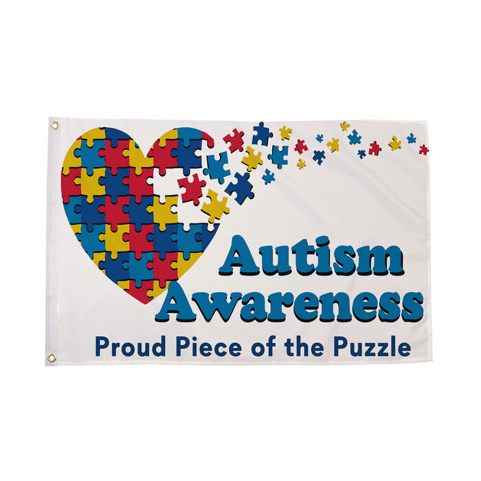 Autism Awareness Flag