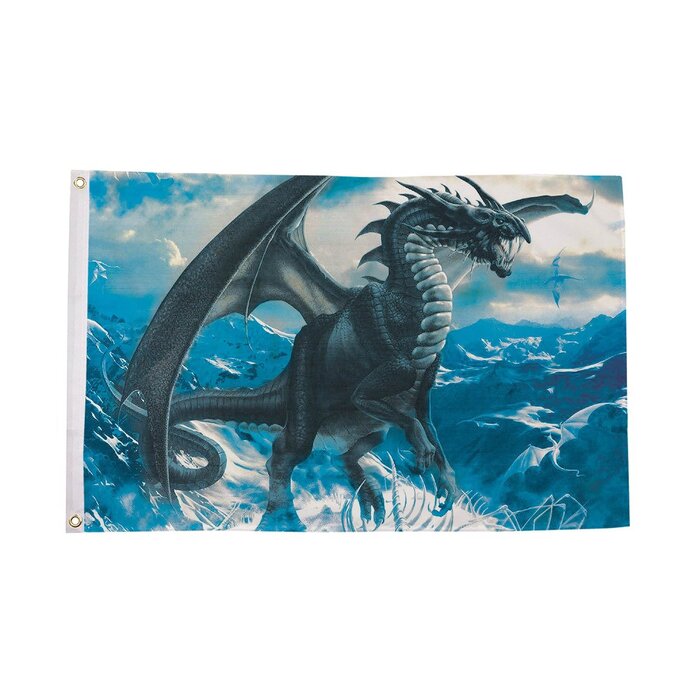 Dragon Blue Flag