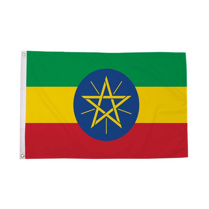 Ethiopia (with star) Flag