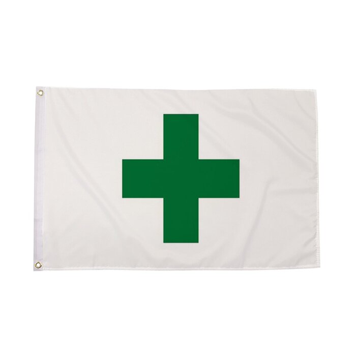 Green Cross Flag