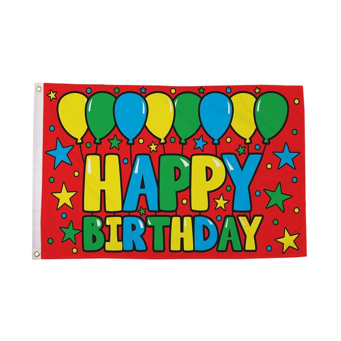 Happy Birthday Red Flag