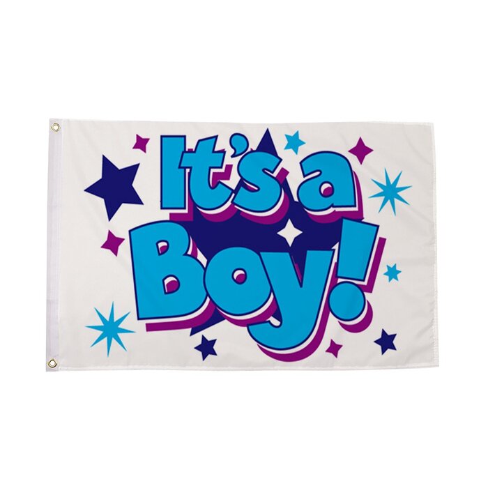Its a Boy (Stars) Flag