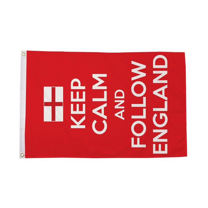 Keep Calm and Follow England Flag