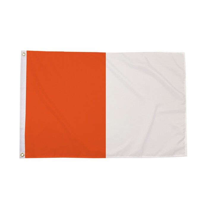 Orange and White Irish County Flag