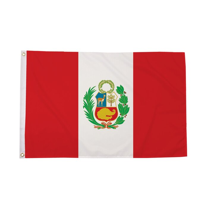 Peru Crest Flag