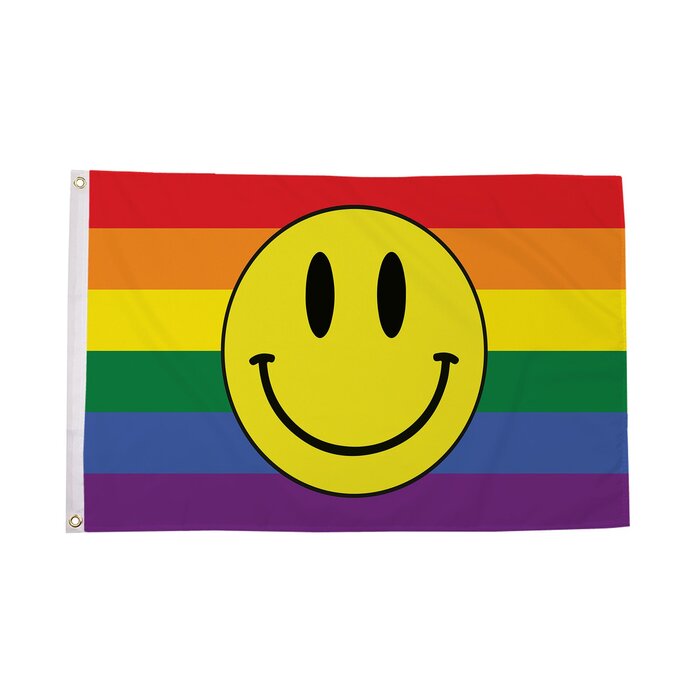 Rainbow Smiley Flag