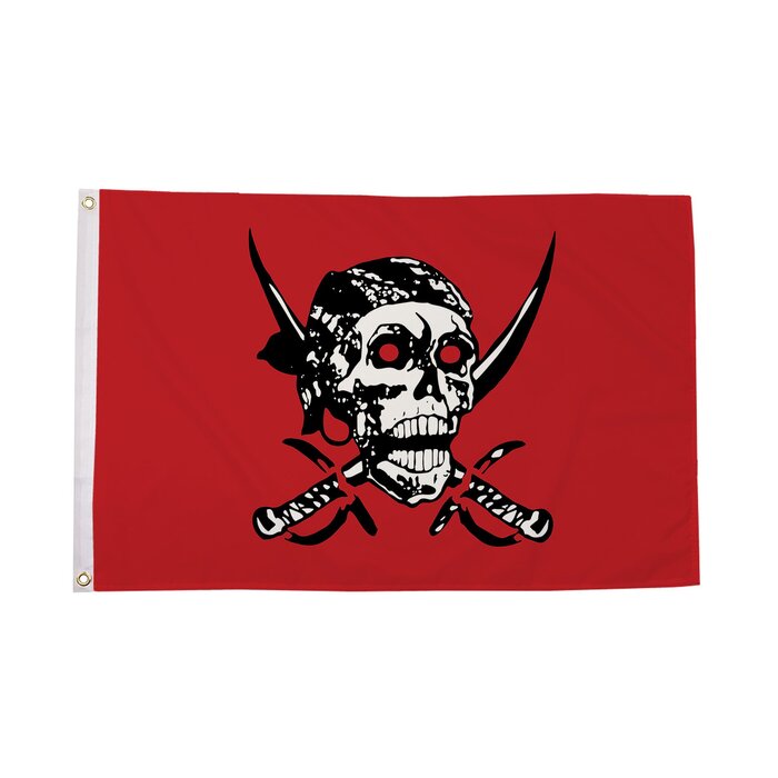 Red Skull Flag