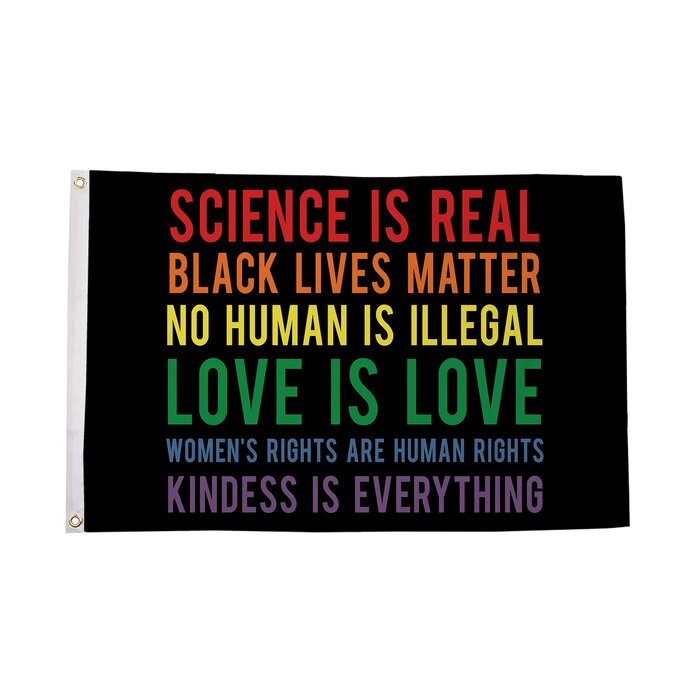 Science Is Real Blm Flag