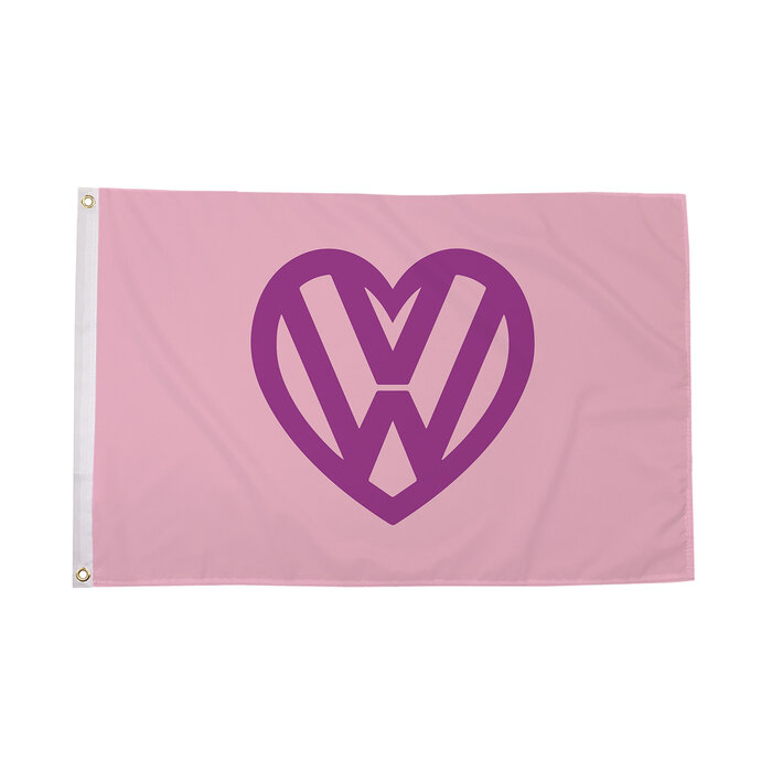 VW Pink Flag