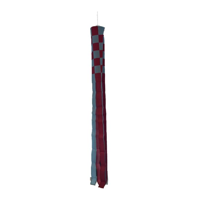 Claret and Sky Windsock