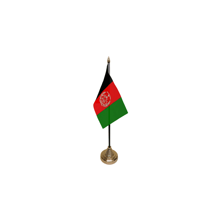 Afghanistan New Table Flag – 6x4in (15 x 10 cm)