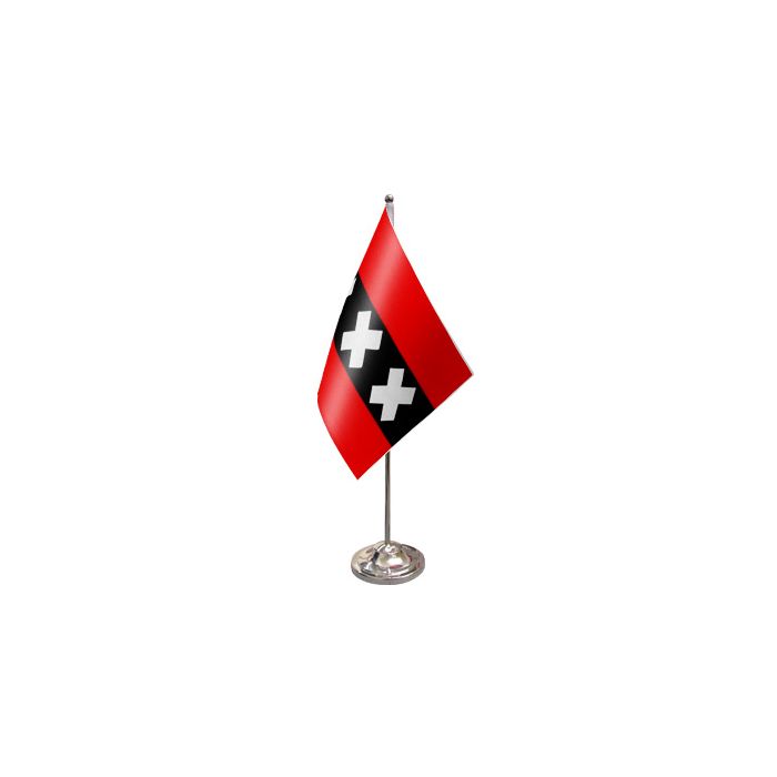 Amsterdam Satin Table Flag – 9x6in (22.5 x 15 cm)