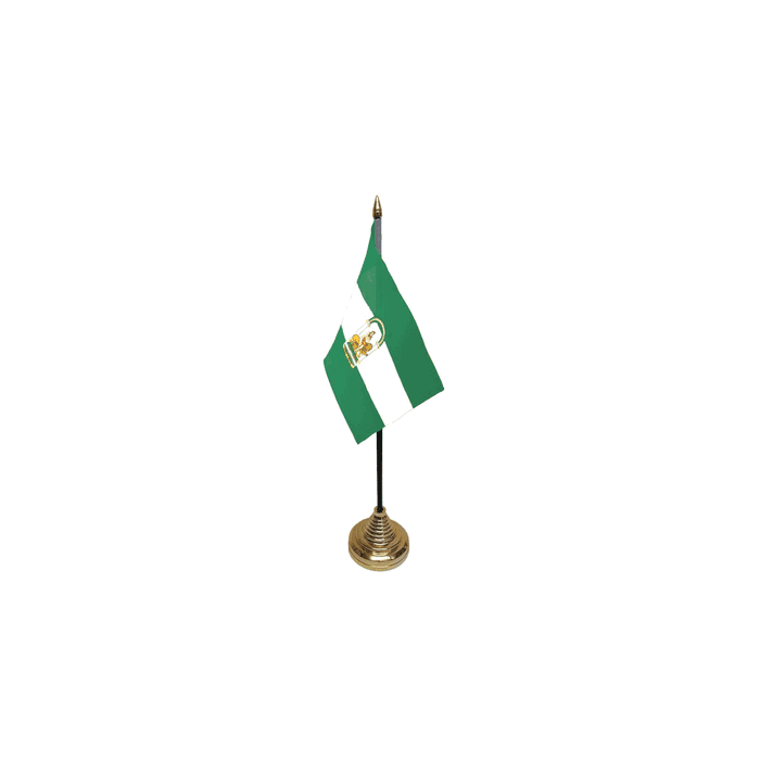 Andalusia Table Flag – 6x4in (15 x 10 cm)