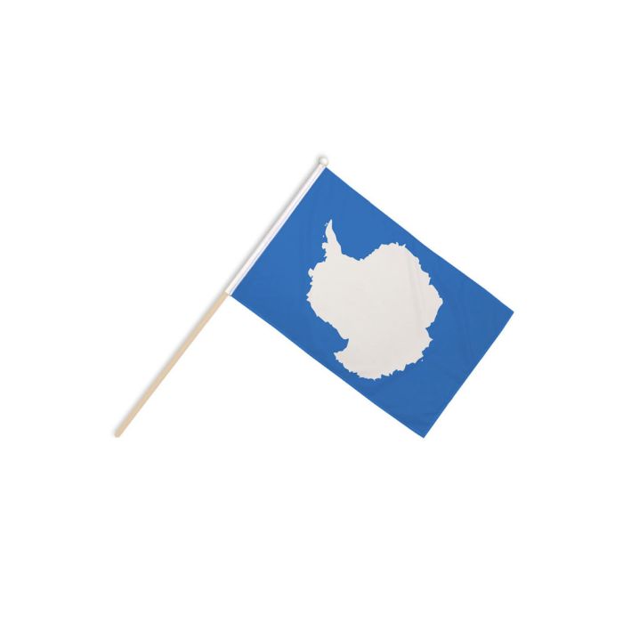 Antarctica Large Wooden Table Flag – 18x12in (45 x 30 cm)