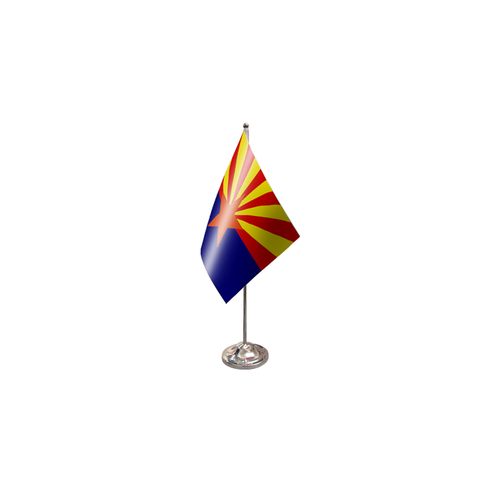 Arizona Satin Table Flag – 9x6in (22.5 x 15 cm)