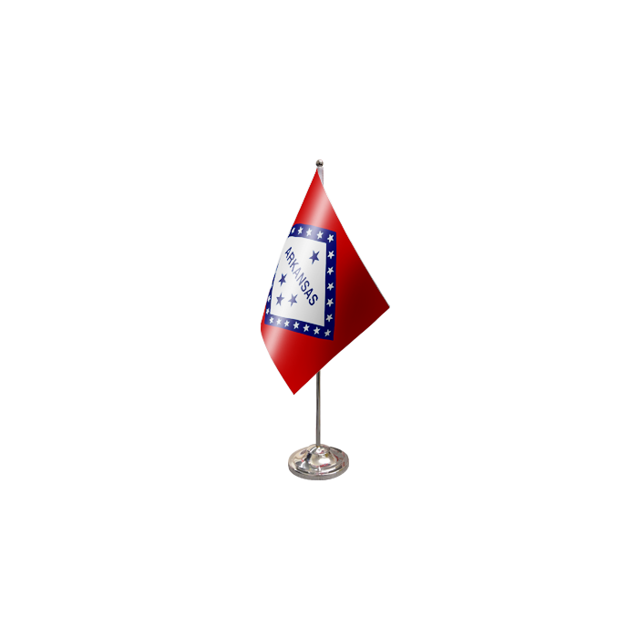 Arkansas Satin Table Flag – 9x6in (22.5 x 15 cm)