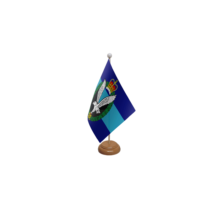 Army Air Corps Large Wooden Table Flag – 18x12in (45 x 30 cm)
