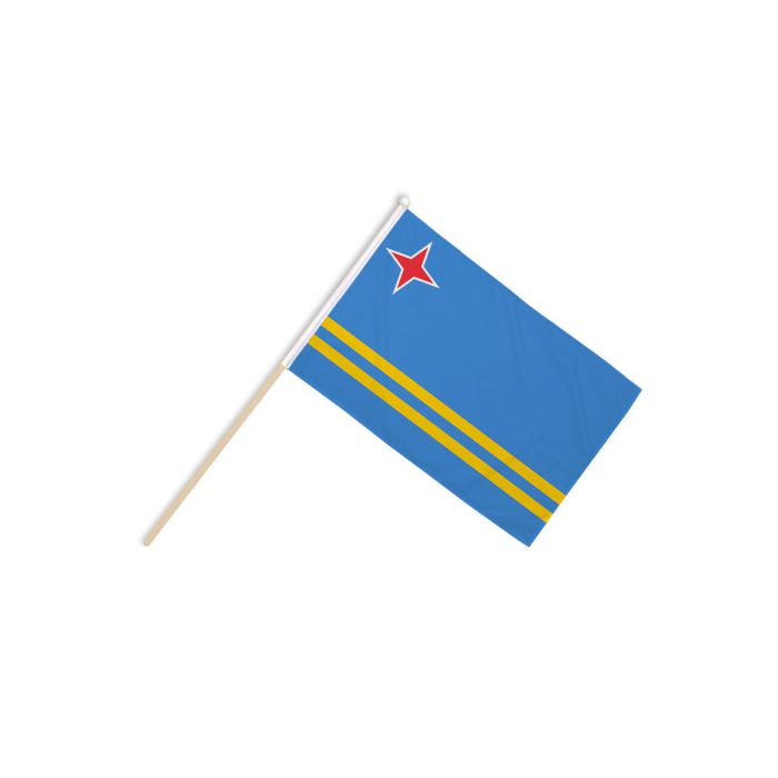 Aruba Hand Flags
